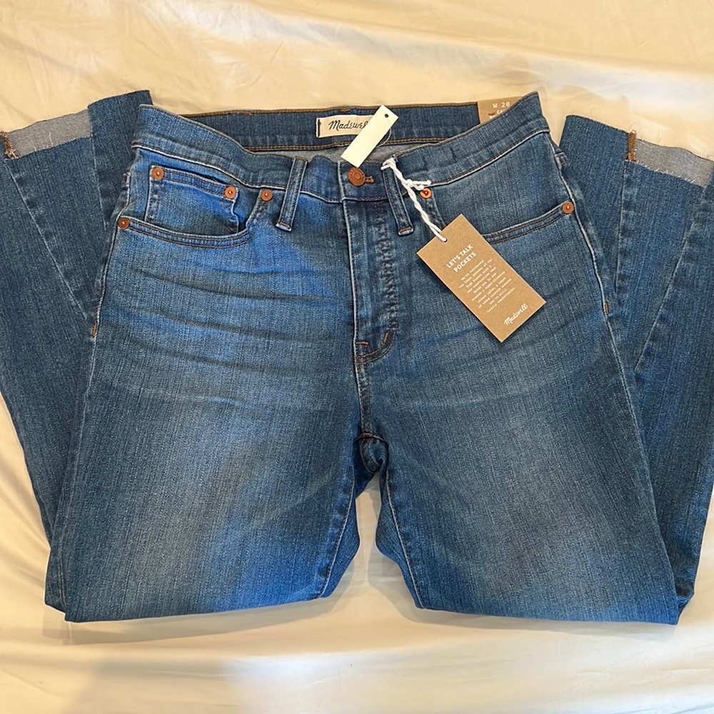 BNWT Madewell Cali Demi-Boot, Size 28 Petite